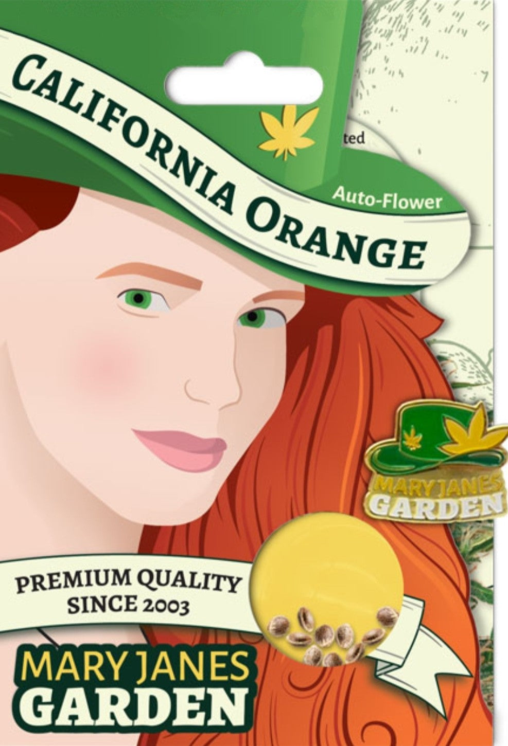 California Orange Autoflowering Marijuana Seeds (5 pk)