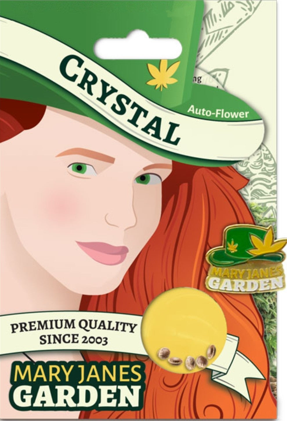 Crystal Autoflowering Marijuana Seeds (5 pk)