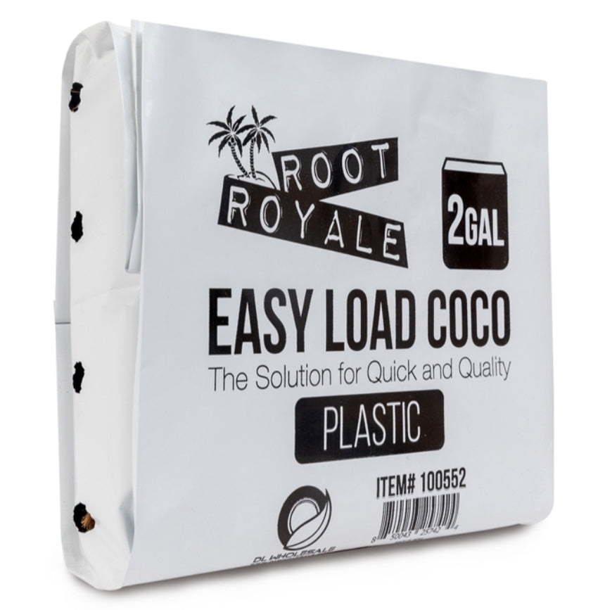 Root Royale Easy Load Coco Plastic Grow Bags 2 gal (30 piece case)