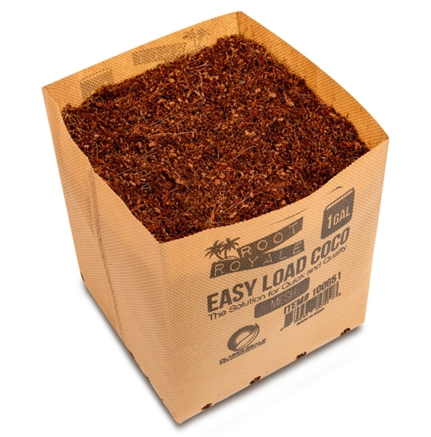 Root Royale Easy Load Coco Mesh Grow Bags 1 gal (64 piece case)