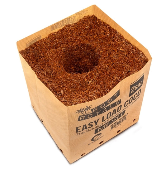 Root Royale Easy Load Coco Mesh Grow Bags 2 gal (30 piece case)