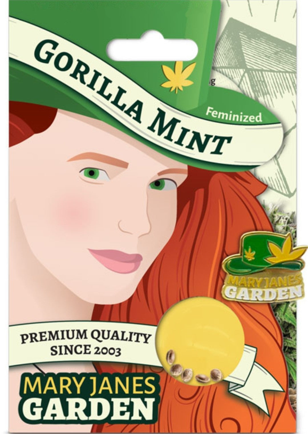 Gorilla Mint Feminized Marijuana Seeds (5 pk)