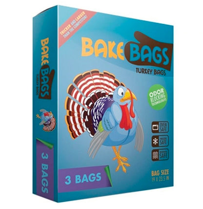 Bake Bags Heavy Duty Turkey Bags 5 Gallon (3 Pack)