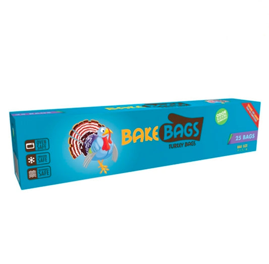 Bake Bags Heavy Duty Turkey Bags 5 Gallon (25 Pack)