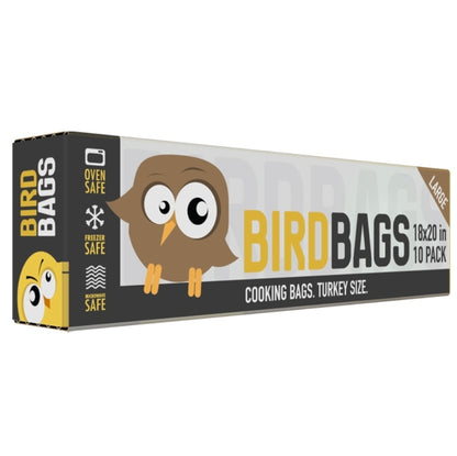 Bird Bags 3 Gallon Turkey Bags 18" x 20" (10 Pack)