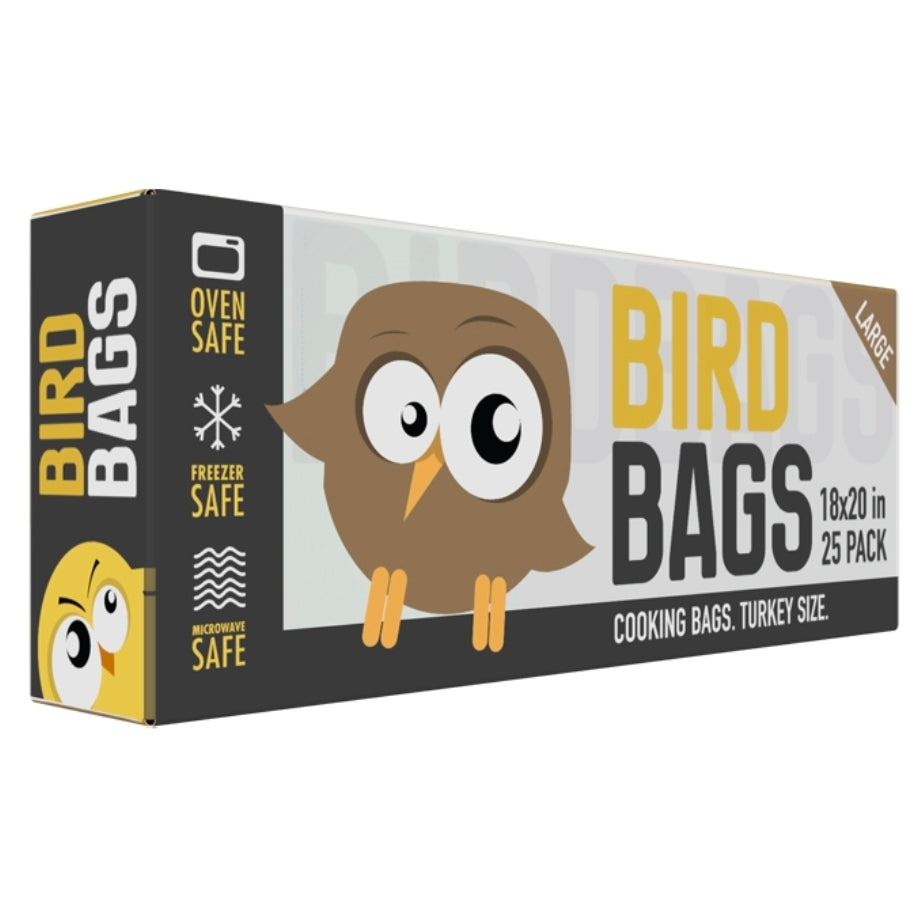 Bird Bags 3 Gallon Turkey Bags 18" x 20" (25 Pack)