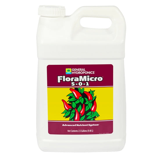 General Hydroponics FloraMicro 2.5 Gallon